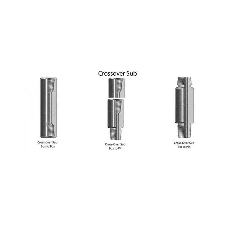 Estándar de API para la perforación sub-crossover de alto rendimiento para el tubo de perforación por agujero