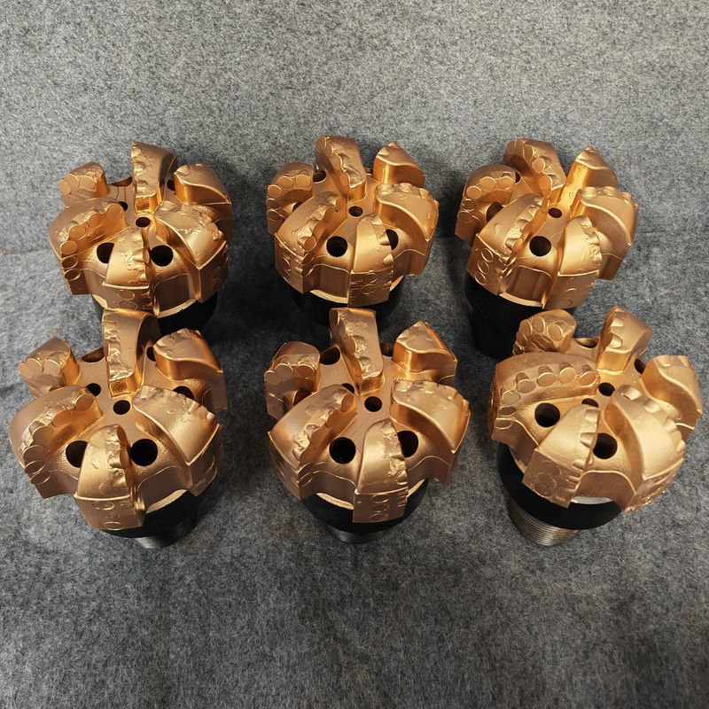 5 7/8 pulgadas con 3 1/5REG 6 hojas de perforación geológica de acero cuerpo PDC Bit