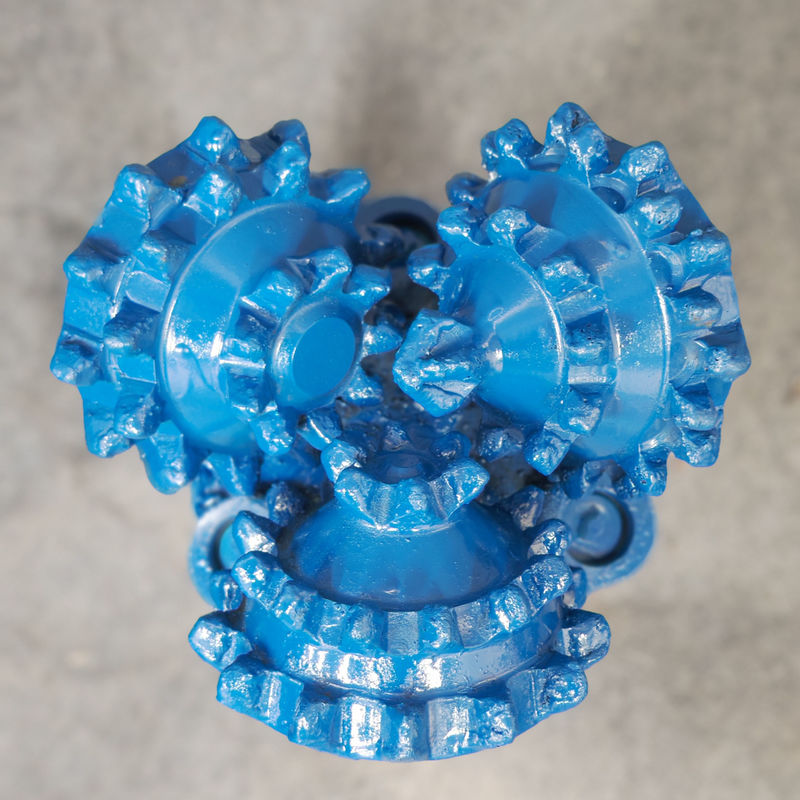 117 mm rodante de rodillo de molino con perforación con tres dientes de carburo cónico y sello de goma