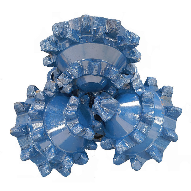 Broca de perforación tricónica con cojinetes de rodillos / cojinetes de diario para perforación duradera de pozos de agua y rocas